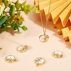 5Pcs Natural Shell Pendants&nbsp;KK-BBC0008-04