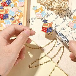 20Pcs 4 Styles Alloy Enamel Pendants&nbsp;ENAM-CJ0004-97