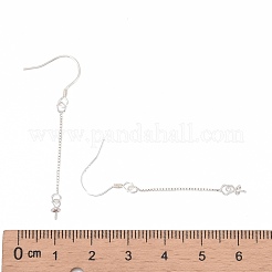 925 Sterling Silver Earring Hooks Findings&nbsp;STER-I014-09S