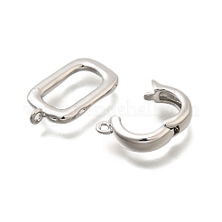 Rectangle Brass Fold Over Clasps&nbsp;KK-S508-26P