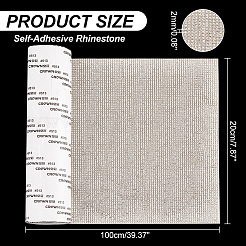 Faceted Half Round Transparent Acrylic Rhinestone Stickers&nbsp;DIY-WH0399-86