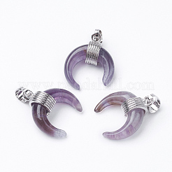 Natural Amethyst Pendants&nbsp;X-G-E425-05P
