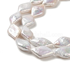 Natural Baroque Pearl Keshi Pearl Beads Strands&nbsp;PEAR-E016-009