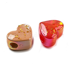 Opaque Acrylic European Beads&nbsp;OACR-E028-05
