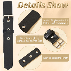PU Imitation Leather Buckles&nbsp;BUTT-WH0027-46P-02