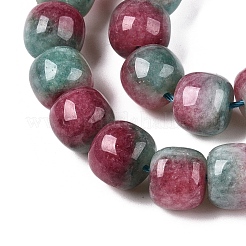 Dyed Natural White Jade Beads Strands&nbsp;G-T138-D05