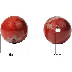 Natural Red Jasper Beads Strands&nbsp;G-OC0001-13