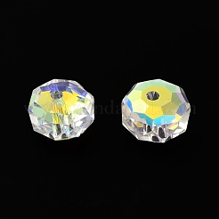 Electroplate Transparent Glass Beads&nbsp;EGLA-P061-06A-AB05