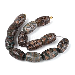 Tibetan Style dZi Beads&nbsp;TDZI-N001-018
