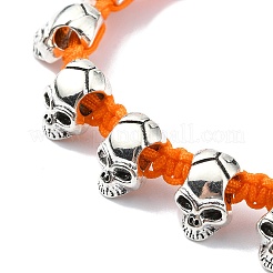 Adjustable Alloy Braided Beads Bracelets&nbsp;BJEW-JB10918