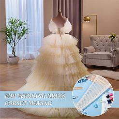Mesh Bridal Dress Zipper Replacement&nbsp;DIY-WH0496-06B