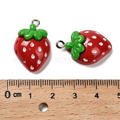 Fruit Opaque Resin Pendants&nbsp;RESI-I065-01A