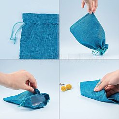 Burlap Packing Pouches Drawstring Bags&nbsp;ABAG-PH0002-13