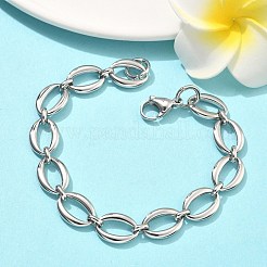 304 Stainless Steel Link Chain Bracelets for Women&nbsp;BJEW-B169-04A-P