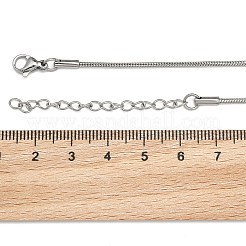 Tarnish Resistant 304 Stainless Steel Snake Chain Bracelets&nbsp;STAS-M175-10P-A