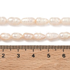 Natural Cultured Freshwater Pearl Beads Strands&nbsp;PEAR-D003-01D-16