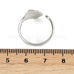 Brass Adjustable Cuff Rings for Women&nbsp;RJEW-B132-01B-G