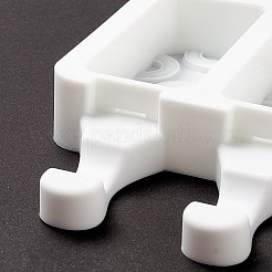Food Grade DIY Rectangle Ice-cream Silicone Molds&nbsp;LS-DIY-D062-01B