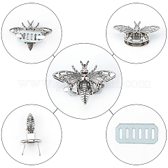 8 Sets 8 Styles Zinc Alloy Bag Twist Lock Accessories&nbsp;FIND-PH0002-23P