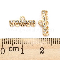 Brass Micro Cubic Zirconia Chandelier Components Links&nbsp;KK-Q789-47G