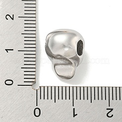 Non-Tarnish 304 Stainless Steel European Beads&nbsp;STAS-U005-11P
