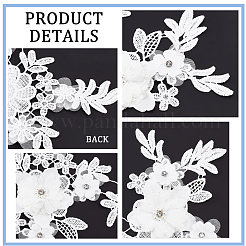 2 Sets Polyester Computerized Embroidery Cloth Iron on/Sew on Patches&nbsp;DIY-GF0005-87