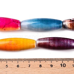 Natural Agate Dyed Beads Strands&nbsp;G-T138-230J