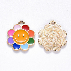 Alloy Enamel Pendants&nbsp;ENAM-N054-009
