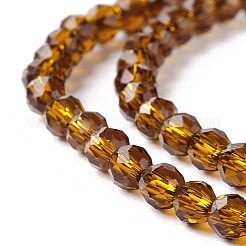 Transparent Glass Beads Strands&nbsp;X-GLAA-C019-01B-07