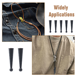 10Pcs Alloy Cord Ends&nbsp;FIND-FH0009-40EB