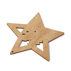Christmas Theme Natural Wood Big Pendants&nbsp;X-WOOD-B001-15