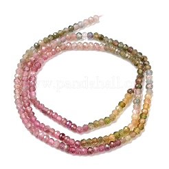 Gradient Color Natural Multicolor Tourmaline Beads Strands&nbsp;G-D110-C02-02