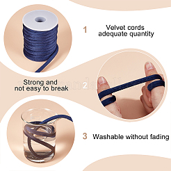 Velvet Cord with Spools&nbsp;DIY-OC0009-07