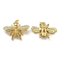 Brass with Cubic Zirconia Pendants&nbsp;KK-K341-21G