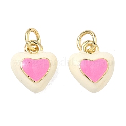 Brass Enamel Pendants&nbsp;KK-H259-01A-G