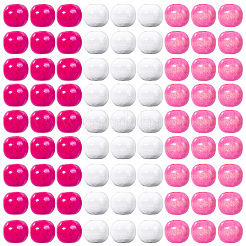 Valentine's Day 600Pcs 3 Colors Dyed Natural Wood Beads&nbsp;WOOD-SC0001-98