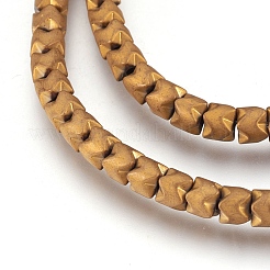 Electroplate Non-magnetic Synthetic Hematite Bead Strands&nbsp;G-I208-19F-A
