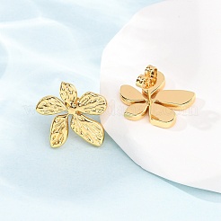 304 Stainless Steel Stud Earrings&nbsp;EJEW-P338-02G