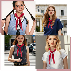Polyester Scarf for Women Girls&nbsp;AJEW-WH20054-288D