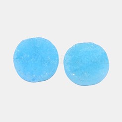 Electroplate Natural Druzy Crystal Cabochons&nbsp;G-L047-18mm-M