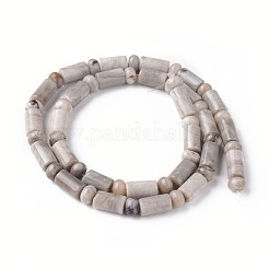 Natural Silver Leaf Jasper Beads Strands&nbsp;G-L528-02