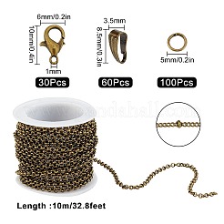 DIY Satellite Chains Jewelry Making Kits&nbsp;DIY-SC0014-56AB