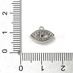 Brass Micro Pave Cubic Zirconia Charms&nbsp;KK-I276-40P