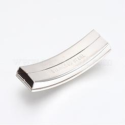 Tarnish Resistant 201 Stainless Steel Slide Charms&nbsp;STAS-R092-37