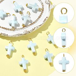 10Pcs Handmade Porcelain Pendants&nbsp;PALLOY-FS00079