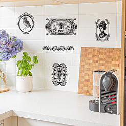 3 Sheets 3 Styles PVC Waterproof Decorative Stickers&nbsp;DIY-WH0404-207