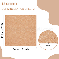 12 Sheets Cork Sheets&nbsp;DIY-BC0016-22B