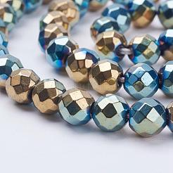 Electroplate Non-Magnetic Synthetic Hematite Beads Strands&nbsp;G-F510-23
