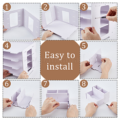 4-Layered PVC File Folder Holders&nbsp;ODIS-WH0078-67