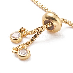 Cubic Zirconia Classic Tennis Bracelet for Women&nbsp;BJEW-F417-02G-RS